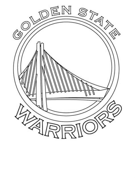 Free Printable Golden State Warriors Coloring Pages - SandrateCobb