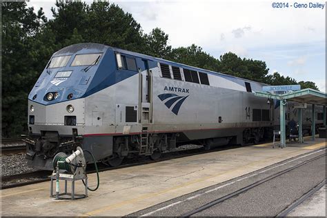 Amtrak's Silver Meteor taking a break at Jacksonville.