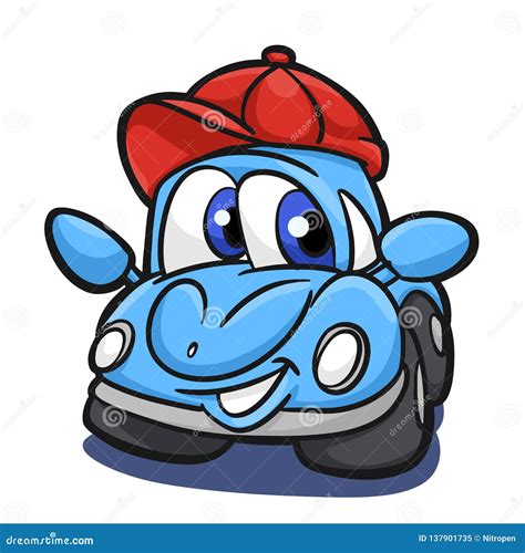 Beetle Car - Blue Car - Cartoon Car Stock Vector - Illustration of vector, toys: 137901735