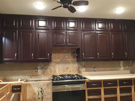 Polished mahogany by Sherwin Williams | Mahogany cabinets, Beautiful kitchen cabinets, Kitchen ...