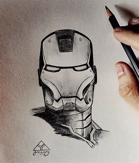 ArtStation - Iron Man drawing