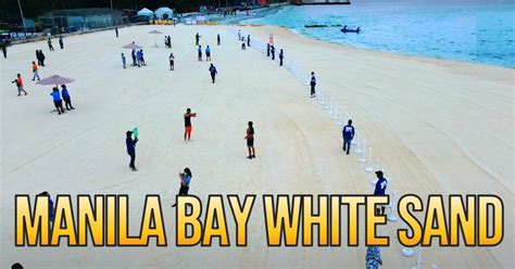 Soft Opening of Manila Bay White Sand on July 18 Aerial Footage