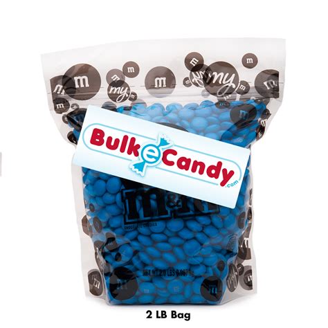 Bulk Blue M&M's 2pounds M&M Colorworks – BulkECandy.com/SnackerzInc.