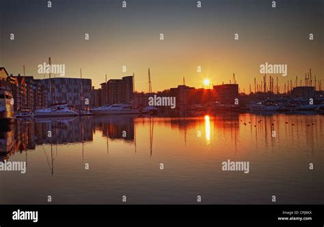 Ipswich Waterfront Sunrise Stock Photo - Alamy