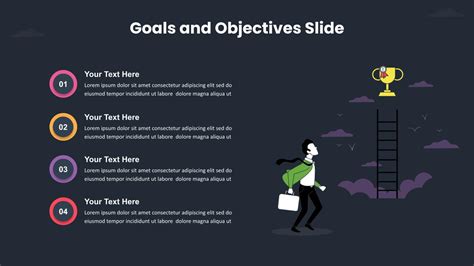 Goals And Objectives PowerPoint Slide - SlideKit