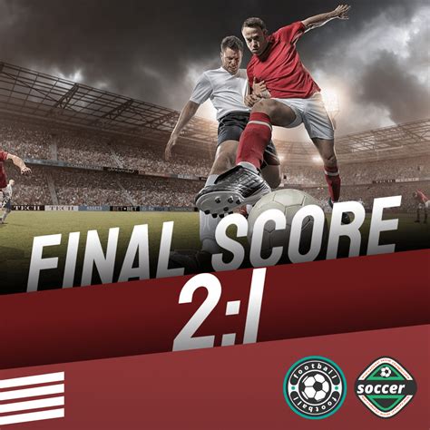 Soccer Game Final Score Editable Design - Kickly