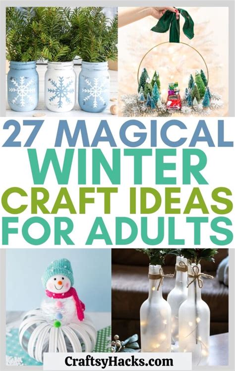 27 Winter Crafts for Adults - Craftsy Hacks