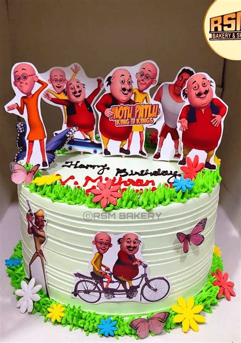 Motu Patlu Birthday Cake Ideas Images (Pictures)