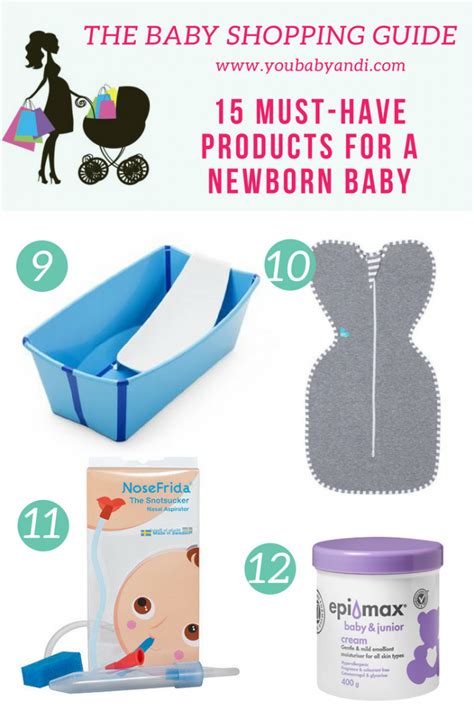 Top 15 Must-have Products for a Newborn Baby! - You, Baby and I