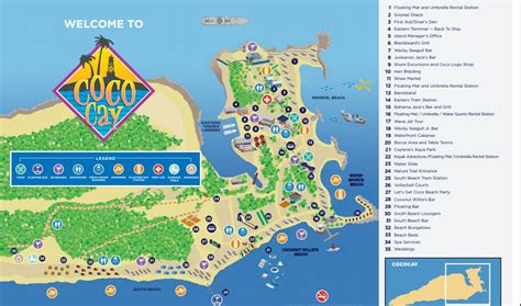 Printable Map Of Coco Cay