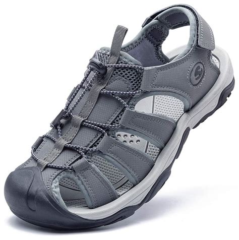 Buy KIIU Mens Closed Toe Sandals Sport Hiking Sandal Athletic Walking Sandals Fishermen Outdoor ...