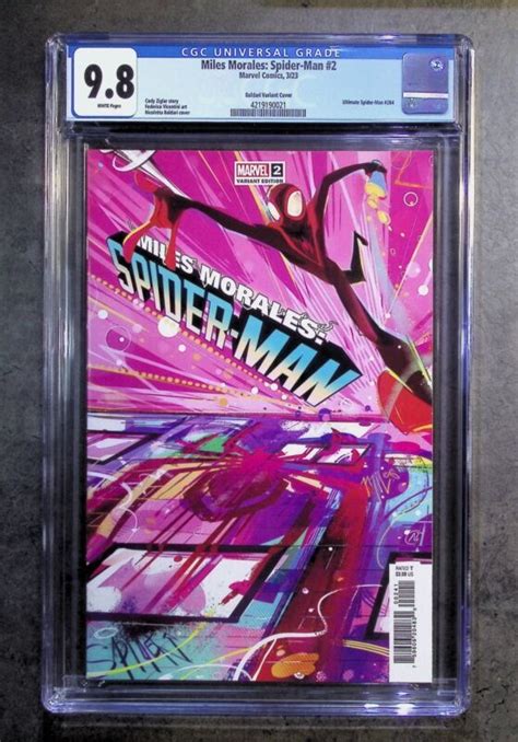 Miles Morales Spider-Man #2 2023 Marvel Comics Nicoletta Baldari Variant CGC 9.8 | #4640600561