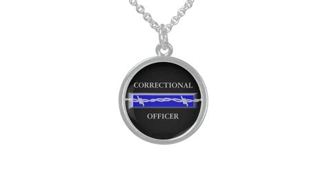 Correctional Officer Law Enforcement Necklace | Zazzle