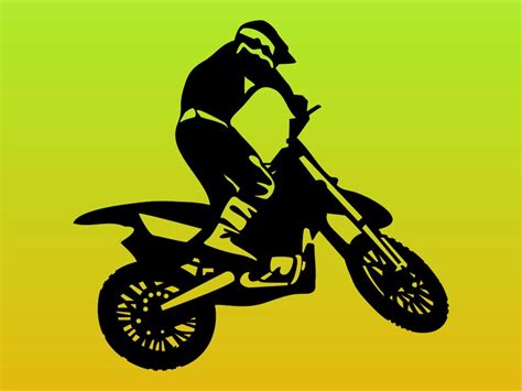 Man On Motorbike Vector Art & Graphics | freevector.com