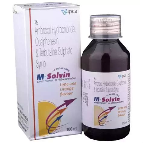 M Solvin Syrup 100ml: Uses, Price, Dosage, Side Effects, Substitute, Buy Online