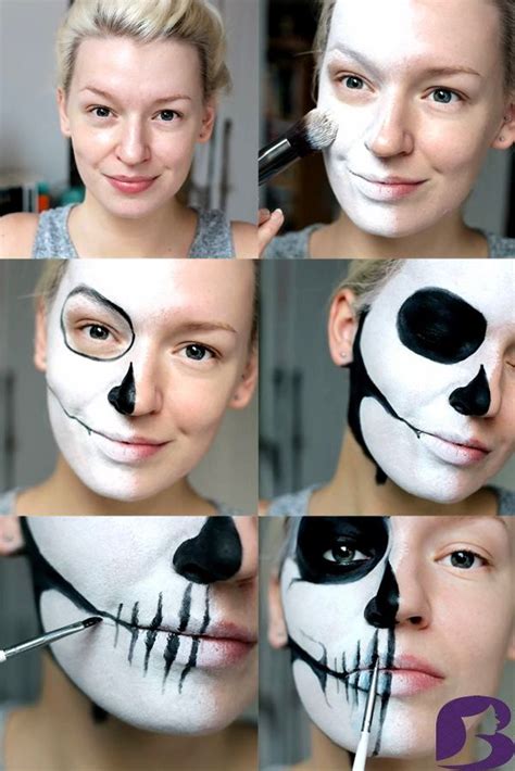 Halloween Gesichter schminken - 30 einfache Beispiele mit garantiertem Gruseleffekt - | Face ...