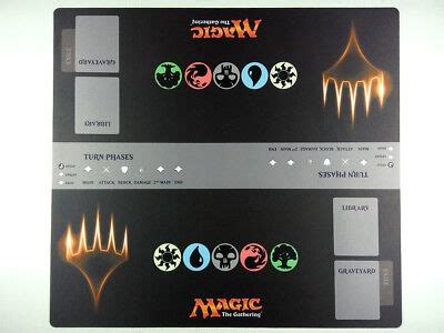 Magic The Gathering 2-player Duel playmat Custom MTG Cards Game Mat Free Bag | eBay