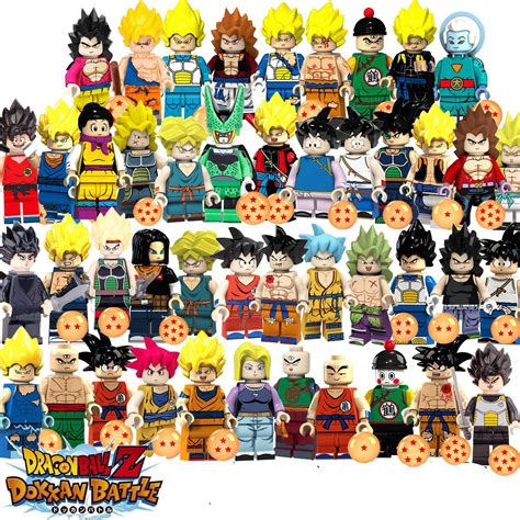 All Dragon Ball Z Minifigures Goku Minifigures Lego Fit Toys