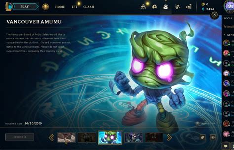 Vancouver Amumu skin, league of legends konto | Daleszyce | Kup teraz na Allegro Lokalnie