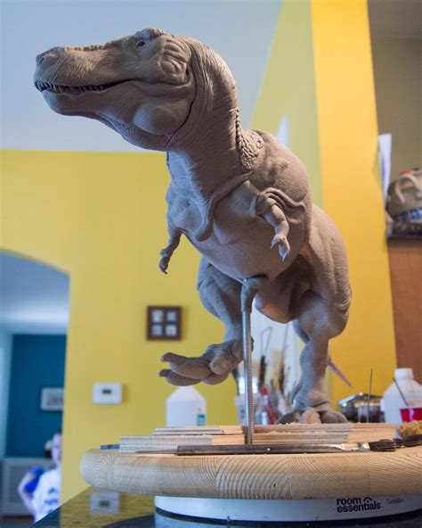 Tyrannosaurus Sculpture 7-21-17 10 by nwfonseca on DeviantArt