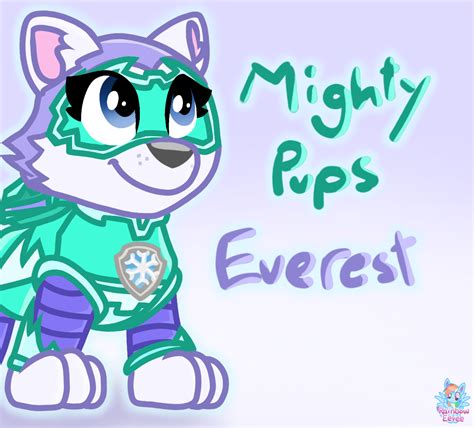 Mighty Pups Everest by RainbowEevee-DA on DeviantArt