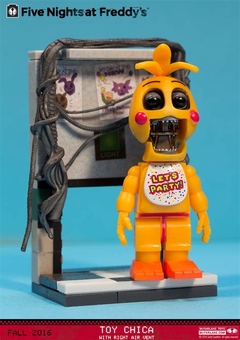 Fnaf Toy Chica Figure From Mcfarlane Toys Five Nights At Freddys Lego | Images and Photos finder