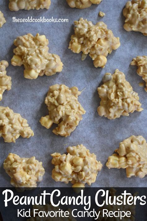 White Chocolate Peanut Clusters Recipe - These Old Cookbooks