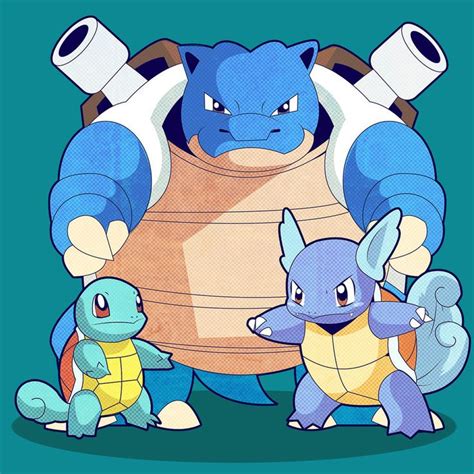 Squirtle Wartortle Blastoise by jossie088 on DeviantArt | Blastoise, Pokemon, Pokemon pictures