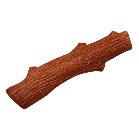 Petstages Dogwood Wood Alternative Dog Chew Toy, Mesquite, Red, Large ...