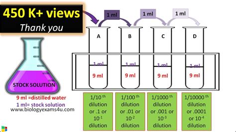 Serial Dilution Method Protocol Step Wise Explanation - YouTube