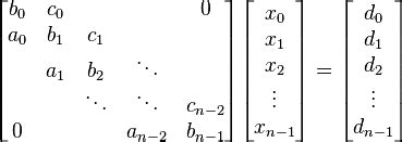 tridiagonal-solve - npm