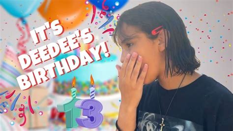 It’s Dee Dee’s birthday! - YouTube