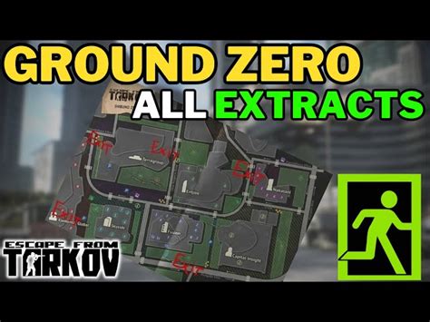 Escape From Tarkov Ground Zero Map, Extracts And Quests