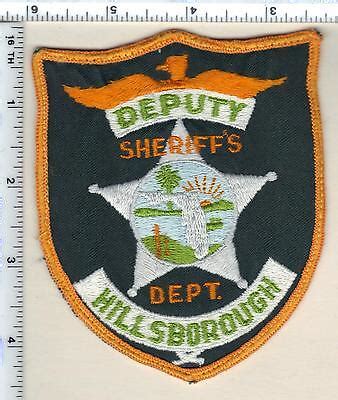 Hillsborough County Sheriff's Dept (Florida) 2nd Issue Uniform Take-Off Patch | eBay