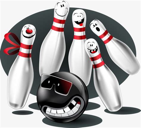 Cartoon Bowl PNG Transparent, Cartoon White Bowling, Cartoon Vector ...