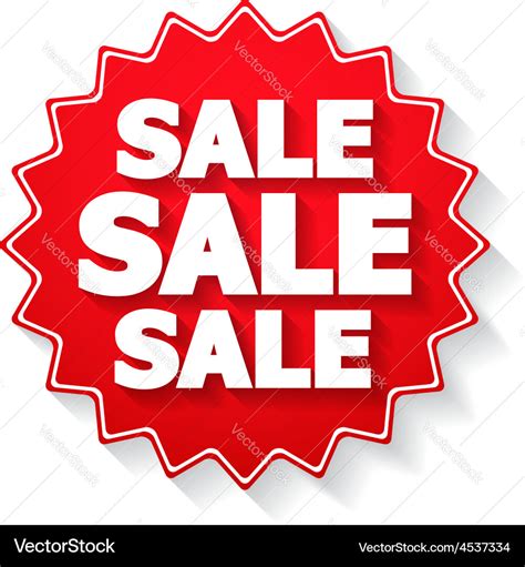 Sale sticker Royalty Free Vector Image - VectorStock