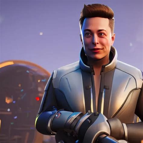 Elon Musk Fortnite skin, unreal engine, 4k, | Stable Diffusion