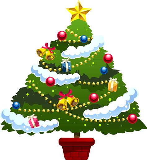 Decorated Christmas Tree Clipart