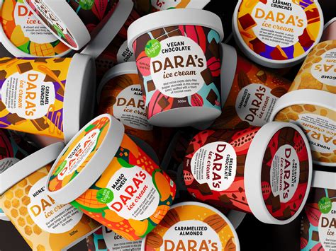 New Ice Cream Packaging Design for Dara's Ice Cream by Tandem - World ...