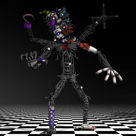 FNaF fanmade model: Scrap Ennard, Thomas Honeybell on ArtStation at ...