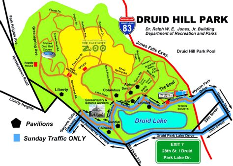 Druid Hill Park Map – Map Of California Coast Cities