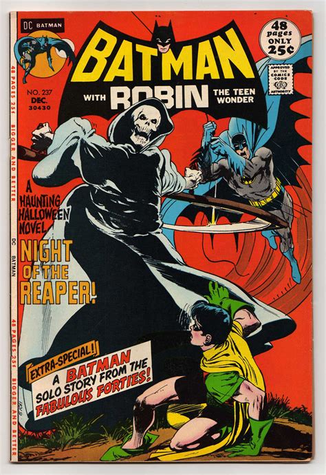 BATMAN #237: The Greatest Halloween Comic Book Ever | 13th Dimension ...