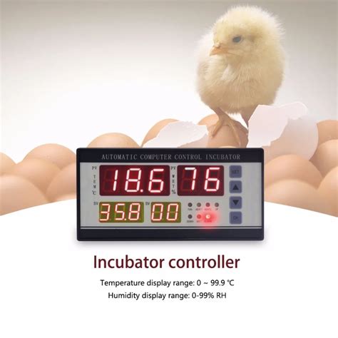 XM 18 Digital automatic small egg incubator thermostat controller for humidity and temperature ...