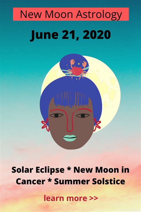 Solar Eclipse June 21, 2020 - The New Moon in Cancer