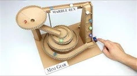 Uau! Incrível Marble Run Machine from Papelão - YouTube