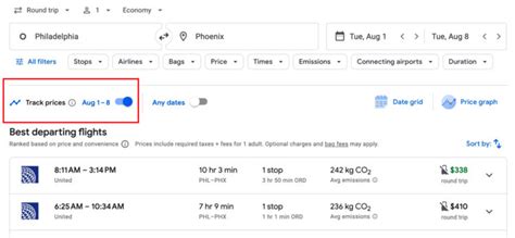 How to Set a Google Flights Price Alert & Other Flight Price Tracker Tips in 2024 - The Vacationer