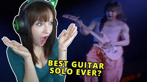 Van Halen Eruption Guitar Solo | First Time Reaction - YouTube