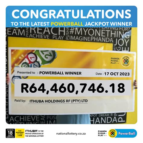 ITHUBA ANNOUNCES SECOND OF TWO POWERBALL JACKPOT WINNERS HAS COME ...