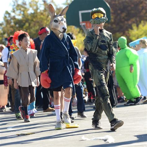 Lower School Students Display Creative Costumes at 18th Annual Halloween Parade