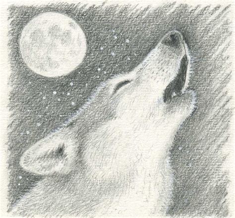 hand drawn wolves - Google Search | Wolf howling at moon, Wolf colors ...